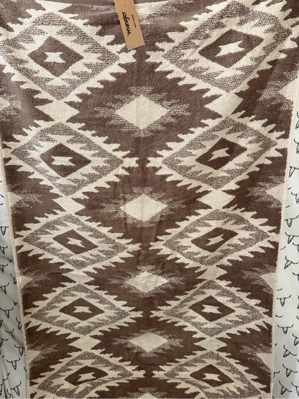 Wrangler Brown & Cream Southwestern Towel Set